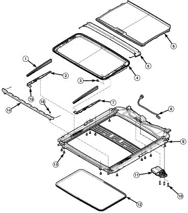 webasto sunroof replacement parts.